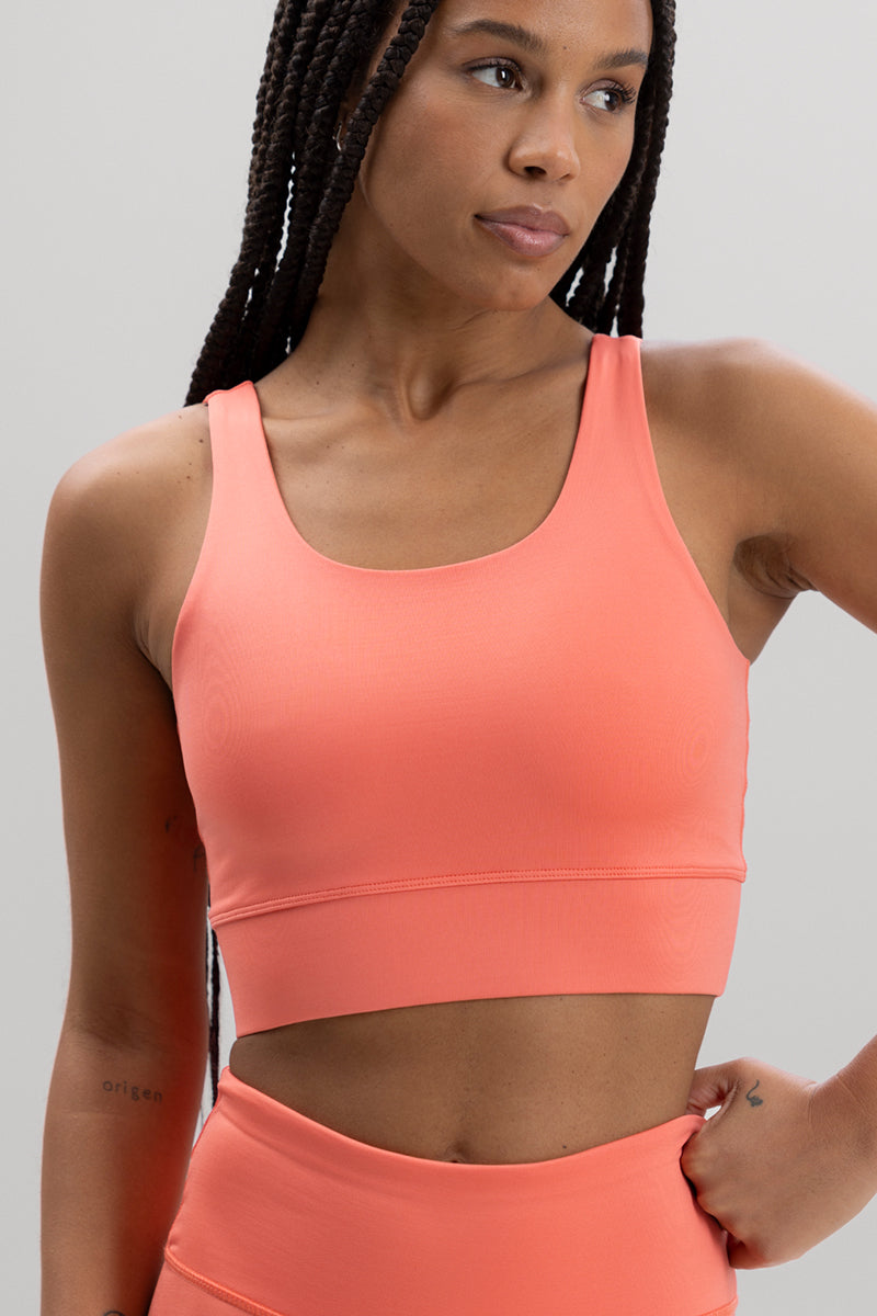 Bustier Peach | Hey Honey Yoga & Active Wear