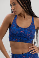Criss-Cross Bra Flower Daze | Hey Honey Yoga & Active Wear