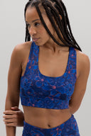 Racerback Bra Flower Daze | Hey Honey Yoga & Active Wear