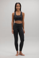 Leggings Cropped Leo Black | Hey Honey Yoga & Active Wear