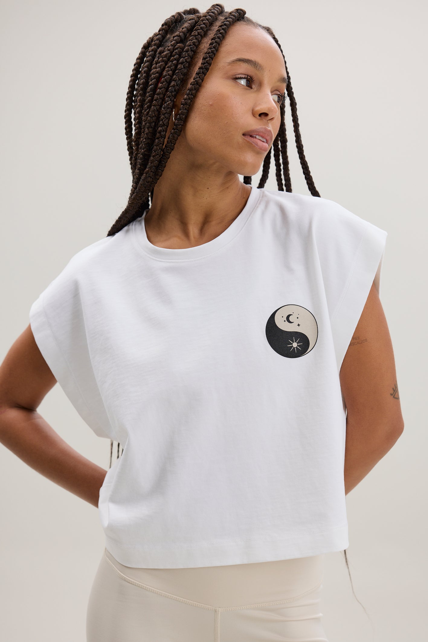 Cropped Shirt DAYANDNIGHT | Hey Honey Yoga & Active Wear