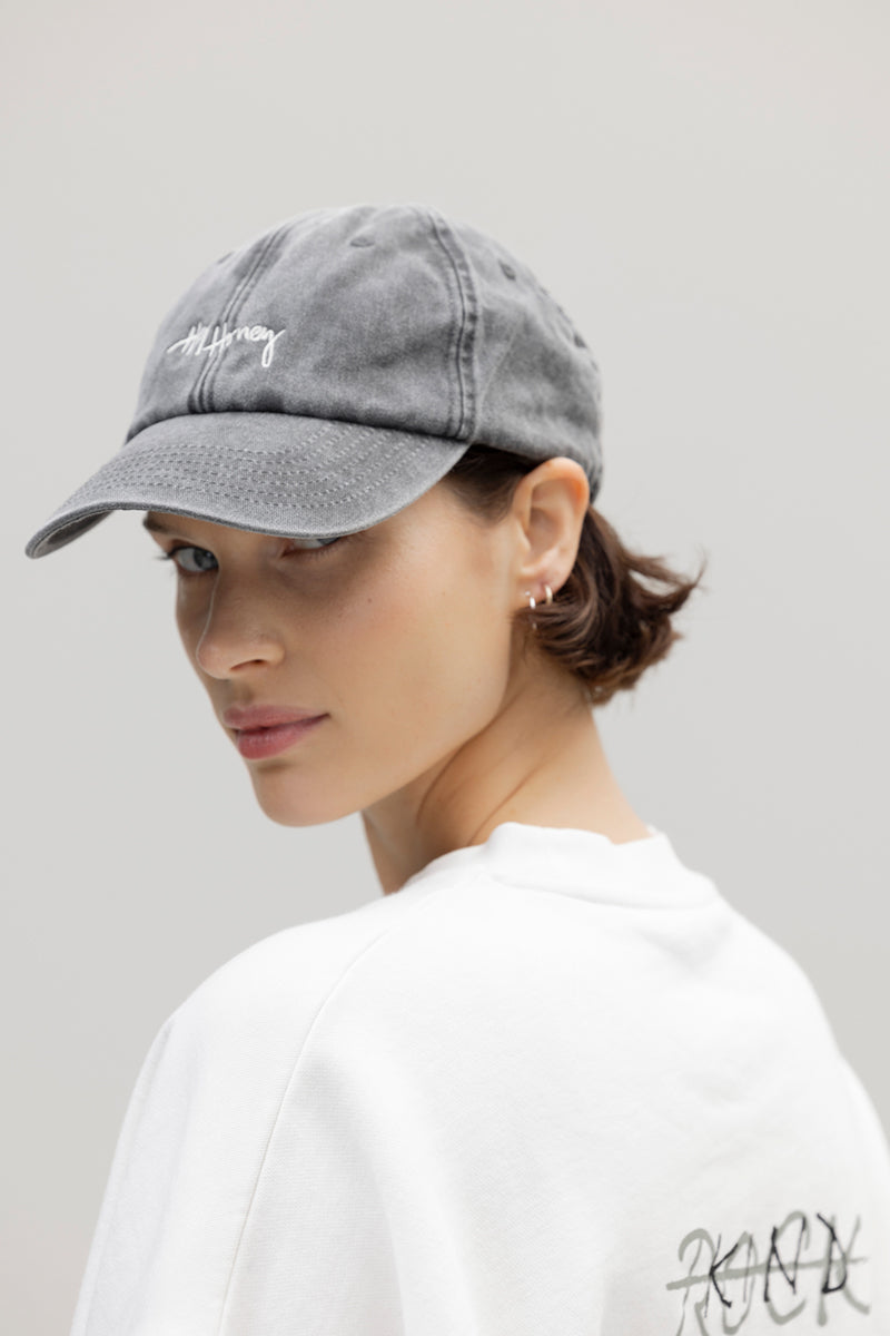 Vintage Black Cap | Hey Honey & Active Wear