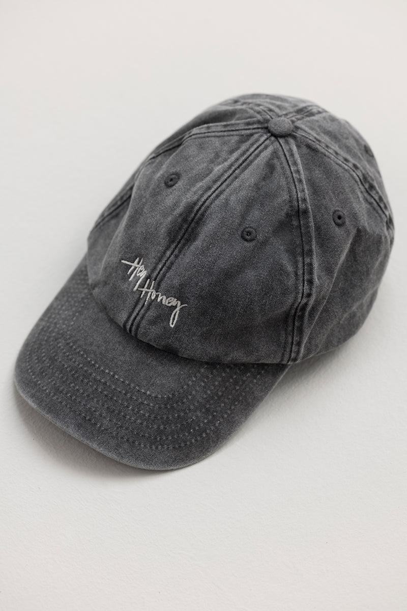 Vintage Black Cap | Hey Honey & Active Wear
