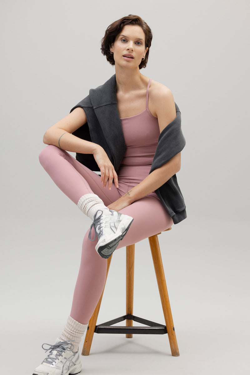 High-Waist Leggings Always Dressed Rose | Hey Honey & Active Wear