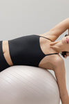 Always Dressed Longline Bustier Black | Hey Honey & Active Wear