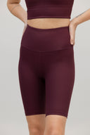 Biker Ribbed Wine | Hey Honey & Active Wear