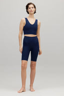 Biker Ribbed Blue Depth | Hey Honey & Active Wear
