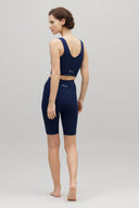 Biker Ribbed Blue Depth | Hey Honey & Active Wear