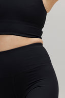 Biker Ribbed Black | Hey Honey & Active Wear