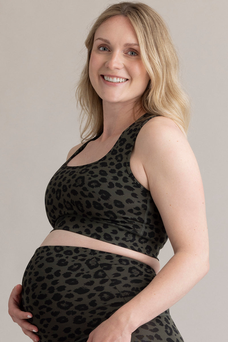 Maternity Leggings Leo Forest | Hey Honey Yoga & Active Wear