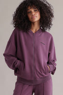 Lux Bomber Jacket Italian Plum | Hey Honey & Active Wear