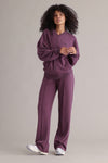 Bomber Jersey Jacket Italian Plum | Hey Honey & Active Wear