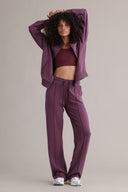 Lux Bomber Jacket Italian Plum | Hey Honey & Active Wear