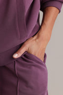 Lux Bomber Jacket Italian Plum | Hey Honey & Active Wear