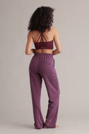Lux Trackpants Italian Plum | Hey Honey & Active Wear