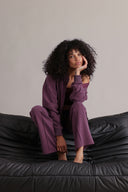 Lux Bomber Jacket Italian Plum | Hey Honey & Active Wear