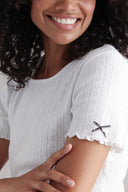 T-Shirt Pointelle | Hey Honey & Active Wear