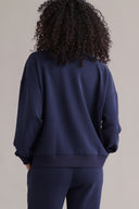 Lux Bomber Jacket Baritone Blue | Hey Honey & Active Wear