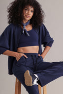 Lux Bomber Jacket Baritone Blue | Hey Honey & Active Wear