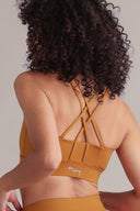 Criss-Cross Bra Pumpkin Spice | Hey Honey & Active Wear