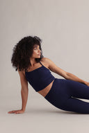 Leggings Cropped Always Dressed Baritone Blue | Hey Honey & Active Wear
