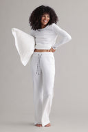 Longsleeve Pointelle White | Hey Honey & Active Wear