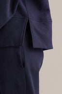Cozy Hoodie Long Cuffs Baritone Blue | Hey Honey & Active Wear
