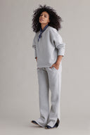 Cozy Sweat Grey Melange Set | Hey Honey & Active Wear