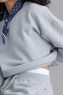 Cozy Sweat Grey Melange Set | Hey Honey & Active Wear