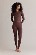 Leggings Always Dressed Soft Brown | Hey Honey & Active Wear