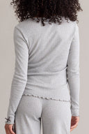 Long Pants Pointelle Grey Melange | Hey Honey & Active Wear