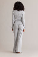 Long Pants Pointelle Grey Melange | Hey Honey & Active Wear