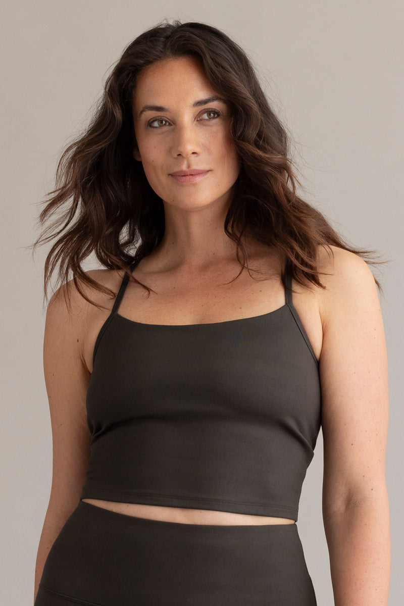 Longline Bustier Always Dressed Forest Night | Hey Honey & Active Wear