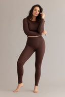 Leggings Always Dressed Soft Brown | Hey Honey & Active Wear