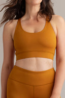 Criss-Cross Bra Pumpkin Spice | Hey Honey & Active Wear