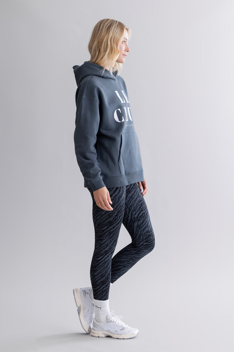 Hoodie Teal "Le Club" | Hey Honey & Active Wear