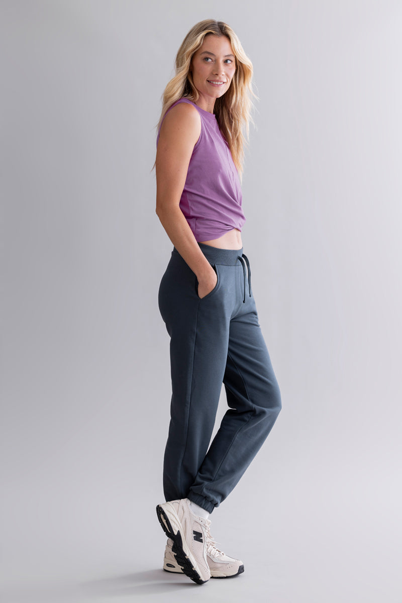 Cuff Sweat Pants Le Club Teal | Hey Honey & Active Wear