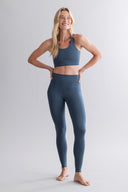 Criss-Cross Bra Cotton Touch Teal | Hey Honey & Active Wear