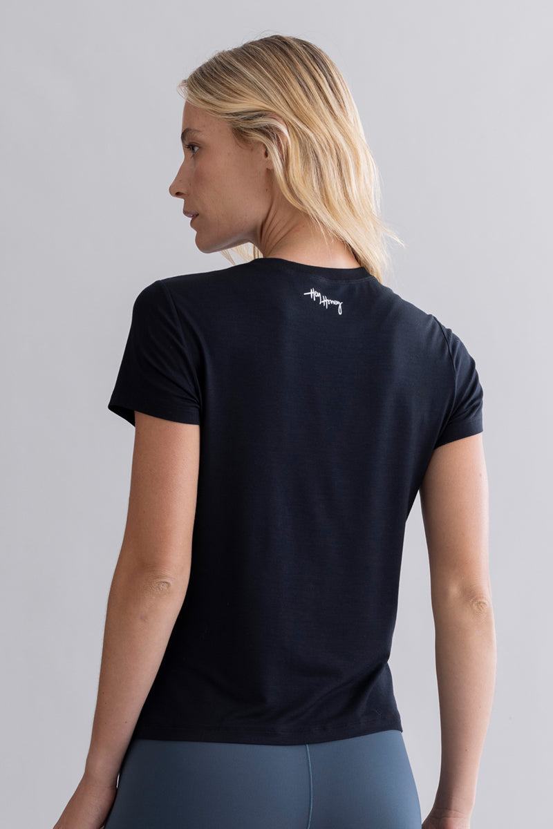 Active T-Shirt Black | Hey Honey & Active Wear