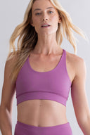 Criss-Cross Bra Striking Purple | Hey Honey & Active Wear