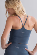 Longline Bustier Cotton Touch Teal | Hey Honey & Active Wear