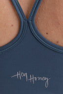 Longline Bustier Cotton Touch Teal | Hey Honey & Active Wear