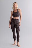 Leggings Cropped Mono Leo Soft Brown | Hey Honey & Active Wear