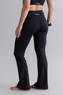 Leggings Flared Cotton Touch Black | Hey Honey & Active Wear