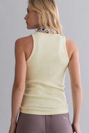 Rib Tank Pastel Yellow | Hey Honey & Active Wear