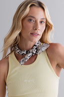 Bandana Mono Leo Oatmeal | Hey Honey & Active Wear