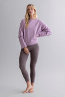 Open Edge Sweater Mauve | Hey Honey & Active Wear