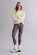 Open Edge Sweater Pastel Yellow | Hey Honey & Active Wear