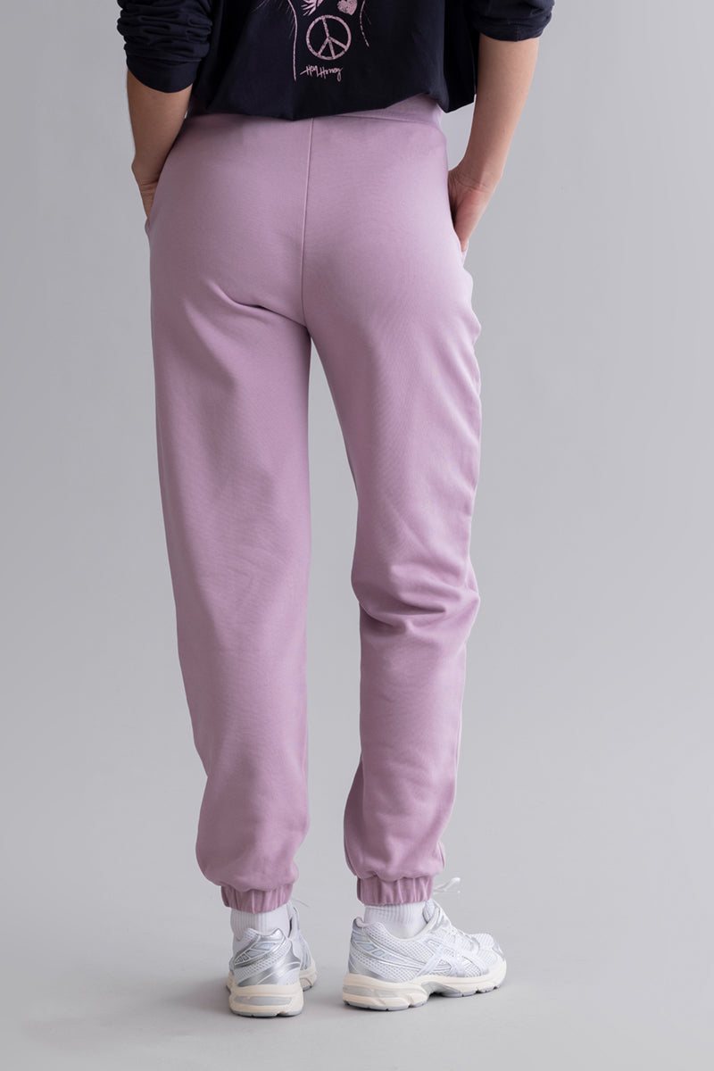 Cuff Sweat Pants Mauve | Hey Honey