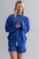 Boxing Sweat Shorts Royal Blue | Hey Honey & Active Wear